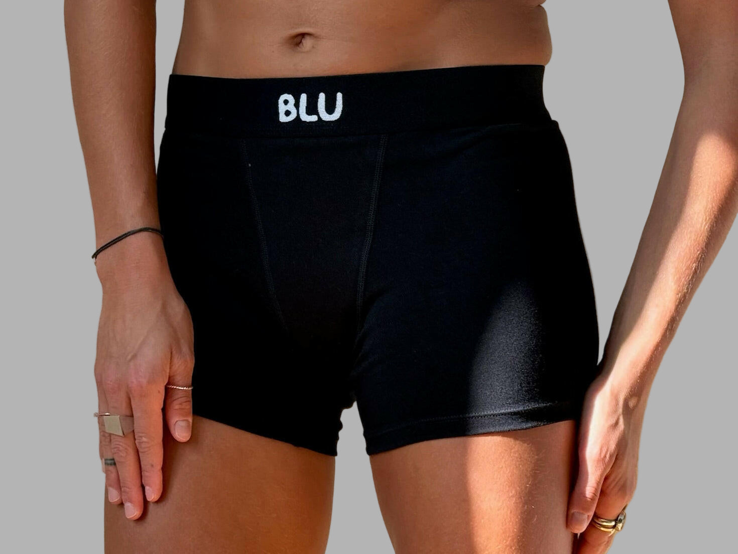 Short boxer briefs.