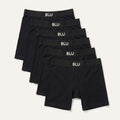 6-Pack Blu 11cm organic cotton boxer briefs - Black