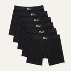 6-Pack Blu 11cm organic cotton boxer briefs - Black