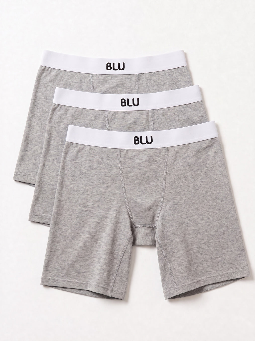 3-Pack Blu 11cm organic cotton boxer briefs - Grey