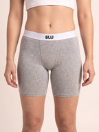 Blu 11cm Organic Cotton Boxer Briefs - Grey