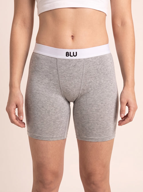 3-Pack Blu 11cm organic cotton boxer briefs - Grey