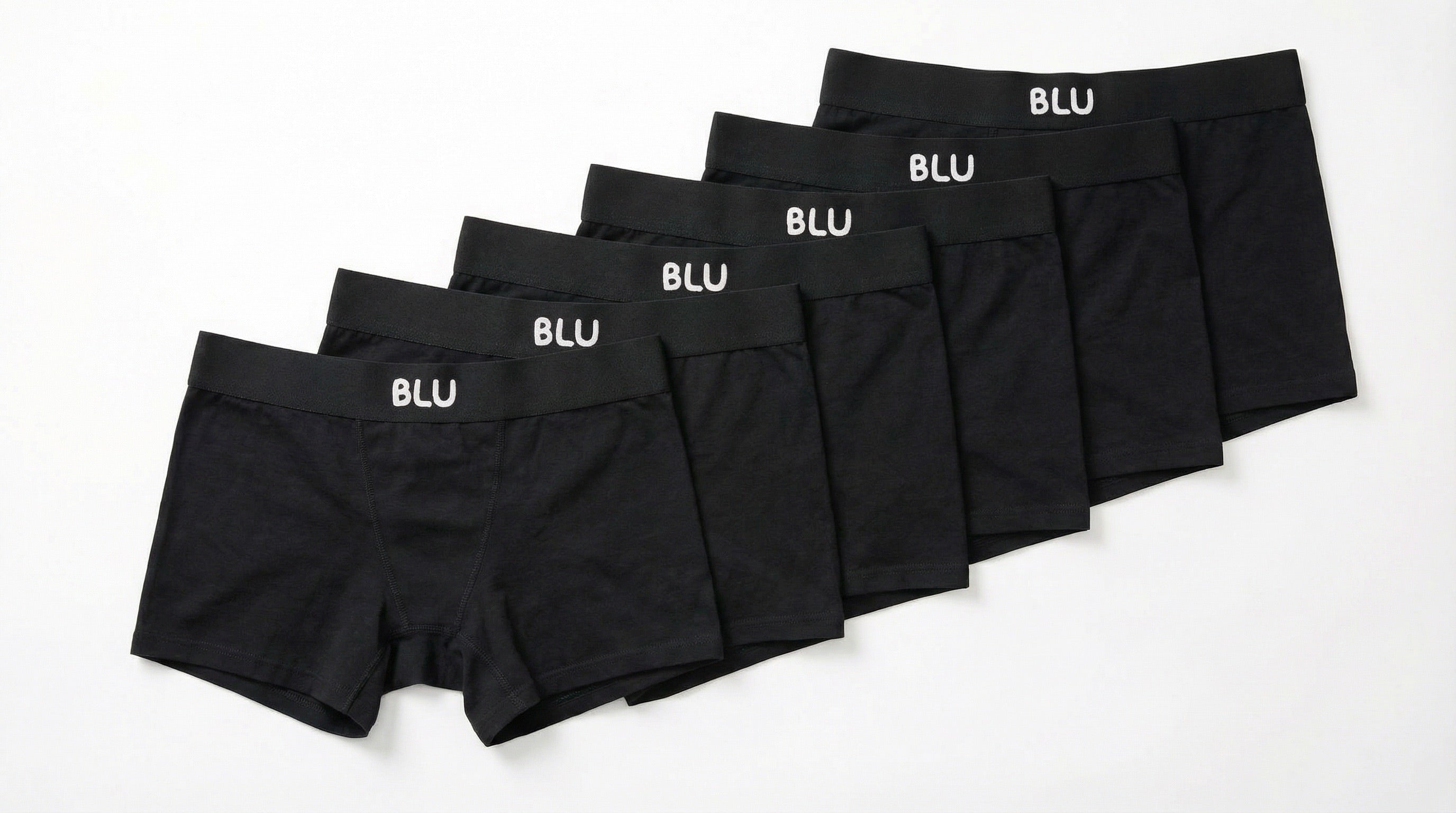 6-Pack Blu 5cm organic cotton boxer briefs