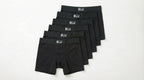 6-Pack Blu 7cm organic cotton boxer briefs