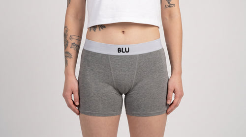 3-Pack Blu 7cm organic cotton boxer briefs - Grey