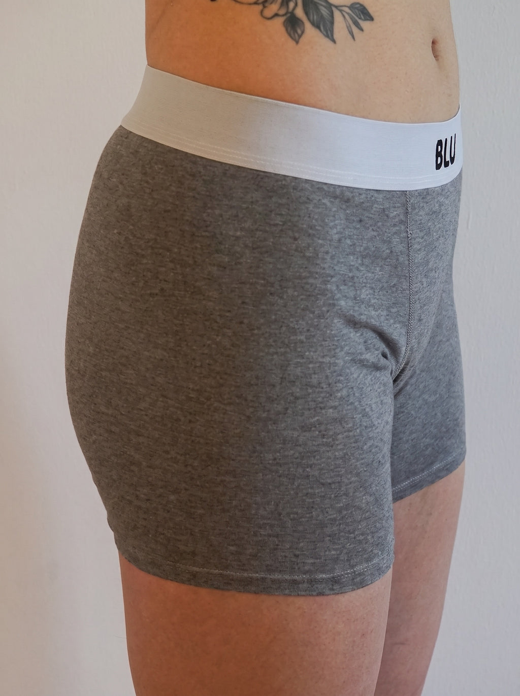 3-Pack Blu 7cm organic cotton boxer briefs - Grey
