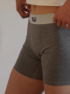 Blu 7cm Organic Cotton Boxer Briefs - Grey