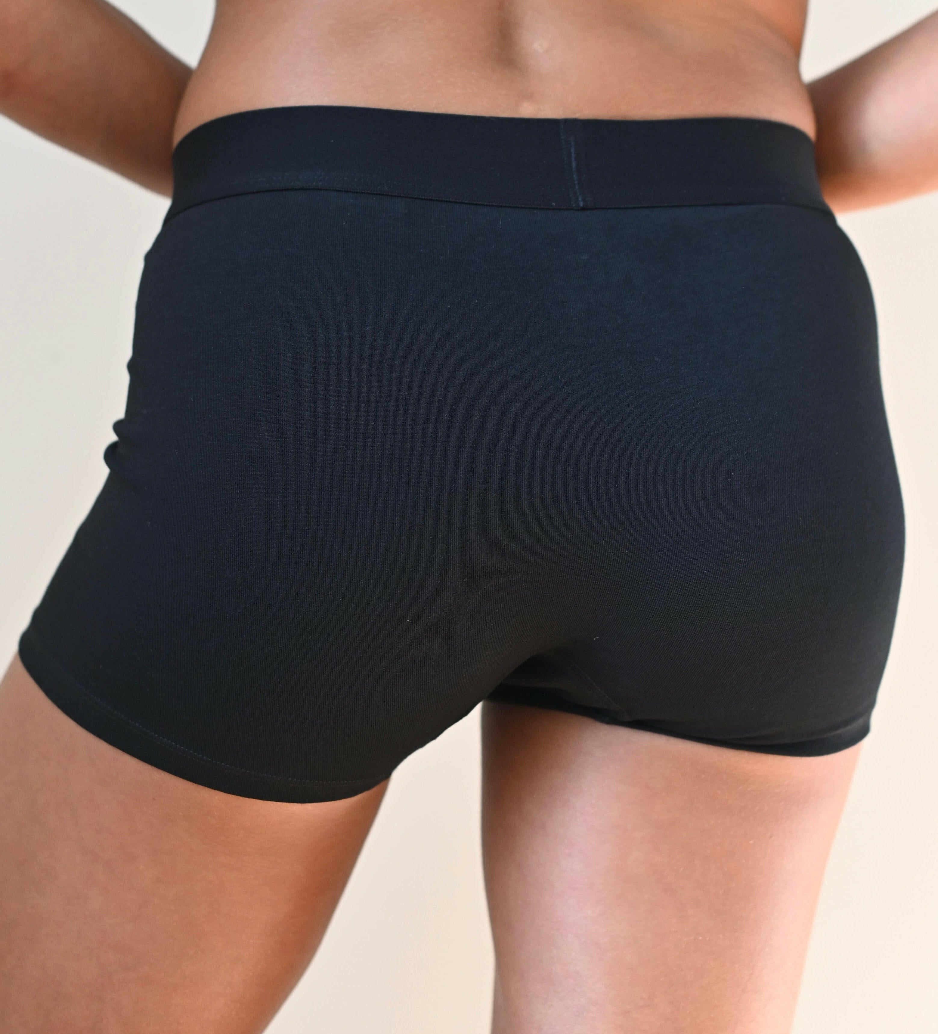 Short boxer briefs.