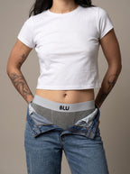 3-Pack Blu 11cm organic cotton boxer briefs - Grey