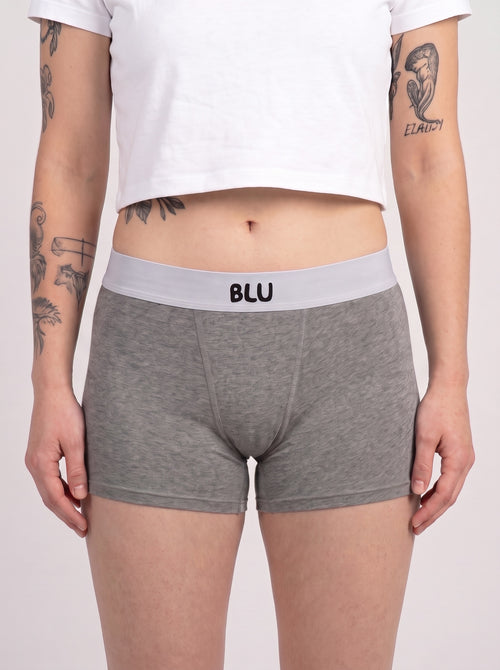 3-Pack Blu 5cm organic cotton boxer briefs - Grey