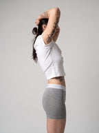 Blu 7cm Organic Cotton Boxer Briefs - Grey